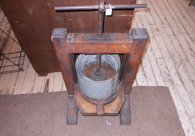 Primitive wooden farm tools and implements