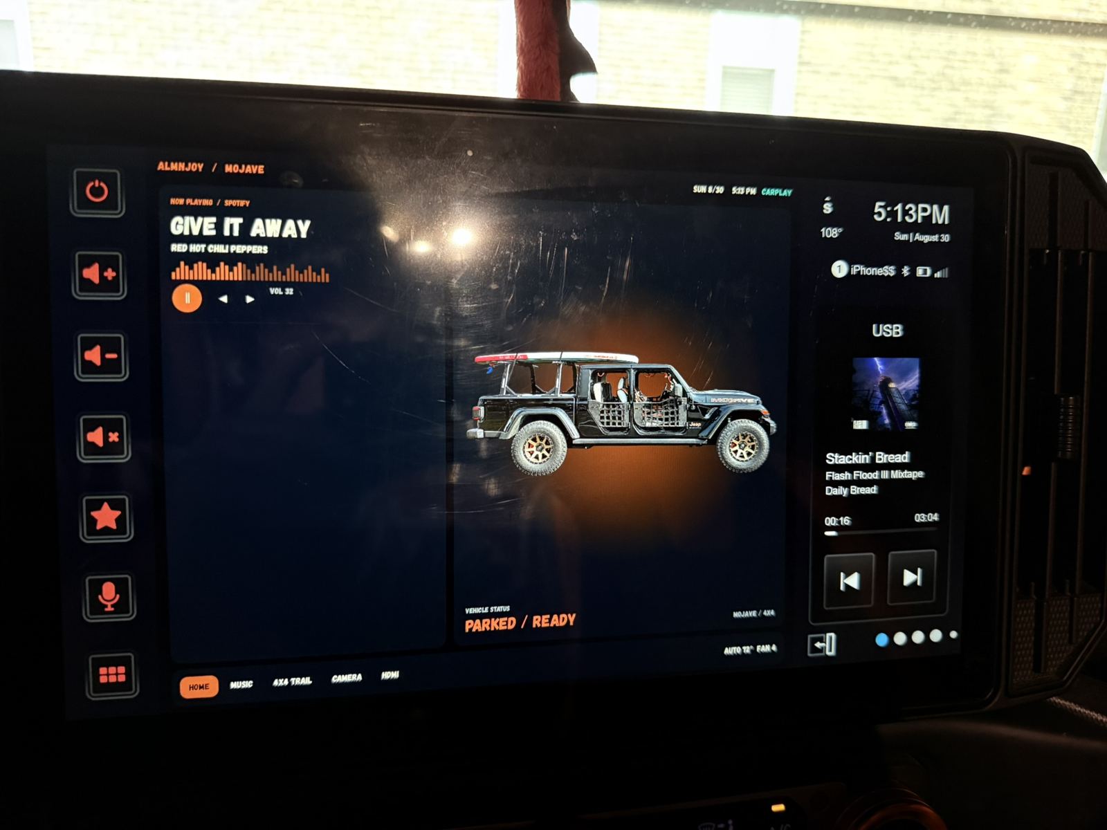 My Horizon design running on the Stinger HORIZON12 in my Jeep